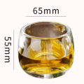 80ml Crystal Glass Tea Cup Thickened Wine Cup Transparent Master Cup Wholesale Cups Single Tea Set Glass Cups s for Wedding. 