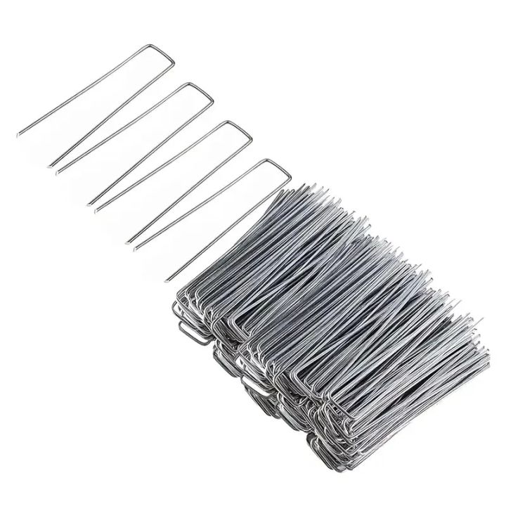 100pcs%20Landscape%20Staples,%20U-Shaped%20Garden%20Pins%20Garden%20Stakes%20Staples,%20Heavy%20Duty%20Yard%20Lawn%20Tent%20Stakes%20Securing%20Pegs%20For%20Weed%20-%20Image%203