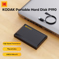 KODAK P190 Portable External Hard Drive HDD 500GB 1TB USB 3.0 Mechanical Mobile Disk for PC Laptop Gaming Storage.