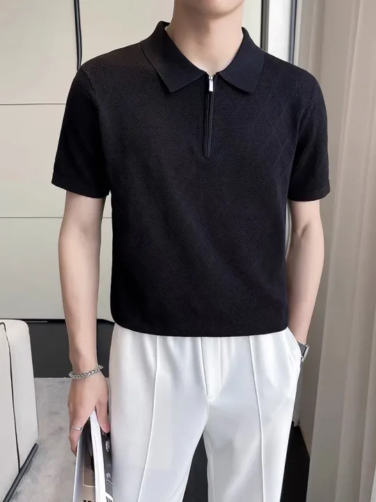 Casual%20Zipper%20Lapel%20Breathable%20T-Shirt%20For%20Men%20-%20Multicolor%20%7C%20Multisize%20%7C%20Fashion%20%7C%20Summer%20T-Shirt%20For%20Men%20-%20Image%202