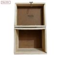 Customized money saver box made with wood permium designer. 