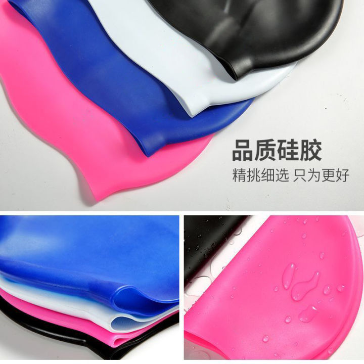 Adults%20Swimming%20Cap%20for%20Men%20Women%20Waterproof%20High%20Elastic%20Silicone%20Swimming%20Pool%20Caps%20Cover%20Ears%20Long%20Hair%20Large%20Swim%20Hat%20Latex%20-%20Image%204