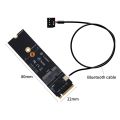 FENVI NGFF M.2 A+E Key To NVMe PCI Express SSD Port Converter Adapter F-C228NV For AX200 AX210 8265 7260AC WiFi BT Wireless Card. 
