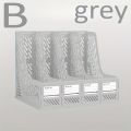 1 Pcs, Thickened File Rack, Frame, Quadruple Storage Seat, Simple Data Basket, Shelf, Storage Basket, Office Use, Student U.