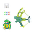 Target shooting kids throwing darts sticky board set indoor and outdoor ball educational toys kids cartoon height sticker. 