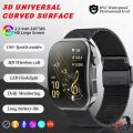 2.2" Large HD Display Smart Watch 2026 New 3D Curved Screen Bluetooth Call Waterproof Flashlight Outdoor Sport Smartwatch Men.