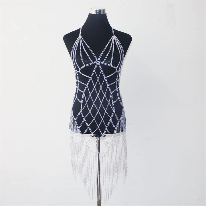 Body%20chain%20outfit%20chainmail%20necklace%20for%20festival%20outfit,%20silver%20body%20jewelry%20chain%20harness%20perfect%20for%20cosplay%20armor%20or%20rave%20outfit%20-%20Image%204