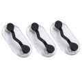 3pcs Badge Storage Rack Magnetic Eyeglass Holder Men Women Stainless Steel Shirt Chest Front Hanger for Sunglass Reading Glasses. 