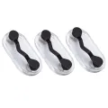 3pcs Badge Storage Rack Magnetic Eyeglass Holder Men Women Stainless Steel Shirt Chest Front Hanger for Sunglass Reading Glasses. 