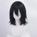 Anime Fyodor Dostoevsky Cosplay Wig Black Simulated Scalp Fyodor D Dostoevsky Heat Resistant Hair Fyodor Wigs.