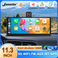 11.3 inch Car Multimedia Player 4K 360° Rotating Camera Wireless Carplay Android Auto Dash Cam Video Recorder Dashboard Car DVR. 