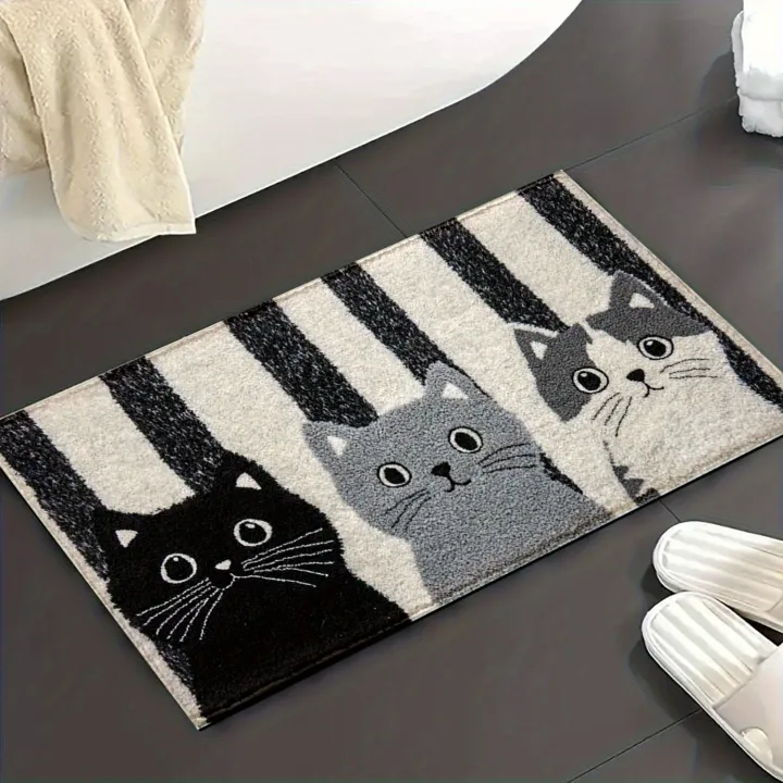 VIKAMA%20Striped%20Cartoon%20Cat%20Carpet%20Soft%20Doormat%20Waterproof%20Floor%20Mat%20Rug%20For%20Bedroom%20Carpet%20For%20Live%20Room%20Outdoor%20Carpet%20Home%20Dec%20-%20Image%206