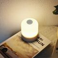 1pc LED bedside lamp, touch switch, temperature and light color conversion, infinitely adjustable brightness, soft lighting. 