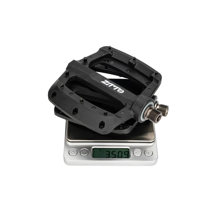 ZTTO%203%20Bearings%20MTB%20Externa%20Big%20Bearing%20Flat%20Pedal%20Steel%20axle%20XC%20AM%20Mountain%20Road%20bike%20Anti-slip%20Nylon%20Plastic%209/16%20Bicycle%20-%20Image%204