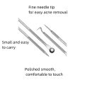 4PCS Blackhead Remover Acne Needle Tools Set Face Cleaning Black Dots Pimple Comedone Extractor Pore Cleaner Skin Care Products. 