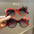 1-2PCS AdTosdocument Night Sunglasses Bow Decor Big Frame Teen Boys Girls Outdoor Party Vacation Travel Sun Glasses for Children. 