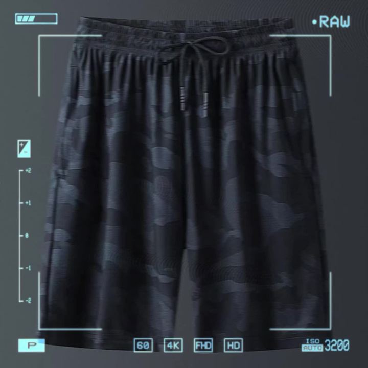 Plus Size Running Shorts Men  Basketball Sport Gym Mesh Breathable Shorts Fitness Training Workout Bottom Male Casual
