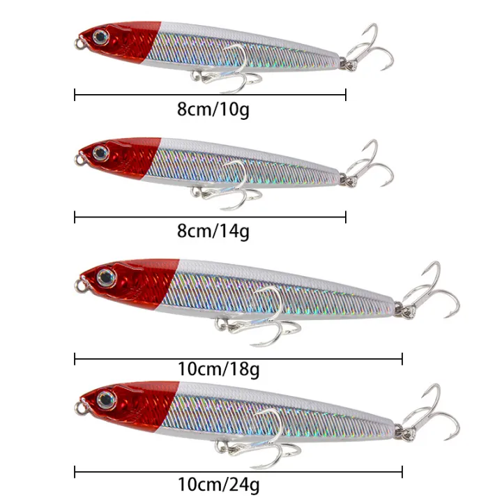Topwater%20Pencil%20Fishing%20Lure%2080/100mm%2010/14/18/24g%20Floating%20Sinking%20Sea%20Bass%20Baits%20Artificial%20Hard%20Bait%20Pesca%20Fishing%20Tackle%20-%20Image%203