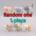 QUALIA Gashaopn Capsule Toy Cat Wearing Candy Packaging Snack Wrapper Kitty Figures Kitten Doll Blind Box Table Decoration Gifts. 