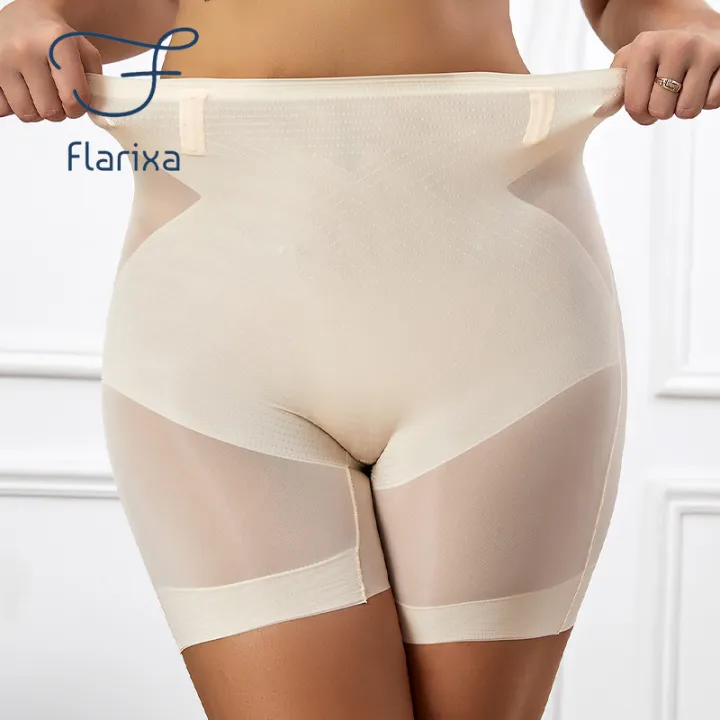 Flarixa%20Seamless%20High%20Waist%20Shorts%20Panties%20For%20Women%20Tummy%20Control%20Hip%20Lift%20Ice%20Silk%20Safety%20Pants%20Underwear%20Boyshorts%20Boxer%20-%20Image%207
