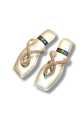 New Cushioner Burmi Luxe sparkle sandals  3D Mesh Ring design. 