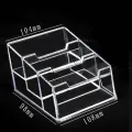 1pcs Clear Desk Shelf Box Storage Display Stand Acrylic Plastic Transparent Desktop Bussiness Card Holder Place Card Holder. 
