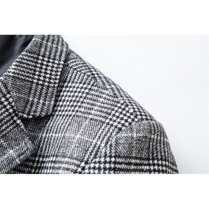 2026%20New%20Business%20Dinner%20Gentleman%20Slim%20Gentleman%20Group%20Dress%20Fashion%20Men%20British%20Style%20Dress%20Best%20Man%20Plaid%20Blazer%20-%20Image%205
