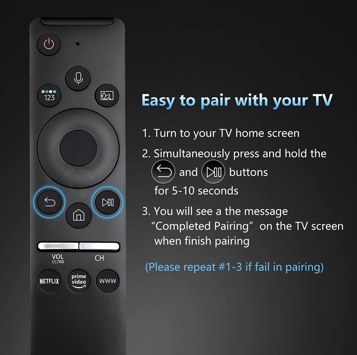Samsung%20Voice%20Remote%20For%20Smart%20QLED%20TV%20With%20Bluetooth%20Function%20-%20Image%203