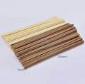 50pcs Soft Wood DIY Wooden Strip Craft Square Light Wood Handcrafted Logs Soft Wood Clear Texture Easy to Cut. 