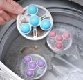 2Pcs Portable Lightweight Magical Washing Machine Hair Removal Catcher Filter Mesh Cleaning Balls Bag Laundry . 