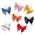 Butterfly key pendant Korean PU leather butterfly bag charm luggage accessories car keychain charm. 