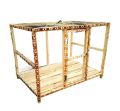 Big Wooden Bird Cage Very Beautiful (Size 35 x 24 x 24 inches) For Parrots Finches Poultry Chicken. Macaw - African Grey - Raw - Parrot - Canary - Finches - Gouldians - Budgies. 