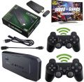 M8 Wireless Retro Game Console With 64GB TF Card Plug and Play Video Game Stick Built-in 20000+ Games | 4K High Definition HDMI Output | Dual 2.4GHz Wireless Controllers | Plug and Play Gaming Stick. 