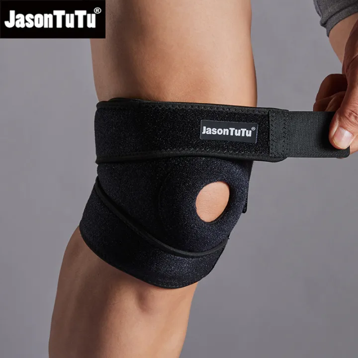 JASONTUTU%201PCS%20Breathable%20Four%20Spring%20Knee%20Support%20Brace%20Kneepad%20Adjustable%20Patella%20Knee%20Pads%20Safety%20-%20Image%202