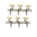 3 On A Plank Guitar Tuning Pegs Chrome Plated Machine Heads Tuning Keys Tuners Single Hole For Classical Guitar | 3L 3R. 