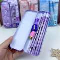 Sanrio set pencil case pencil sharpener cute pencil primary school student stationery Kuromi Melody school supplies. 
