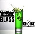 Cristal Clear Drinking Tall Plain Glass/ Olila-W012/Juice Glass (6 pieces) set. 
