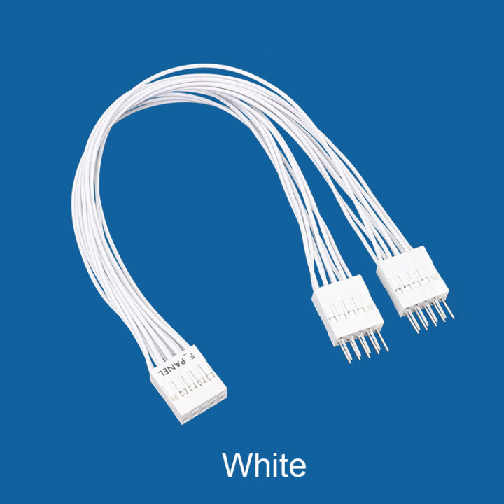 RGEEK%2020cm%202.54mm%20F_PANEL%20Single%20Female%20To%20Dual%20Male%20Jumper%2010cm%209Pin%20for%20PC%20Motherboard%20Power%20Switch%20Reset%20HDD%20Hard%20Drive%20-%20Image%204