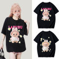 Labubu Pop Mart oversized shirt men and women fashion new style. 