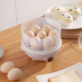 Egg Cooker Auto Shut-Off Boiled Egg Machine 7 Egg Capacity Egg Poacher Electric Egg Boiler for Hard Soft Boiled Eggs. 