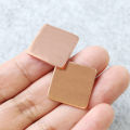 10Pcs  0.3mm-2mm Thickness Laptop Copper Sheet Plate Strip Shim Thermal Pad Heatsink Sheet For GPU CPU Chip RAM Cooling. 