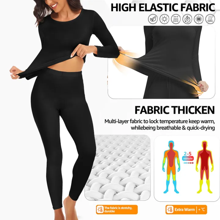 Women's%20Thermal%20Underwear%20Sets%20Long%20Johns%20with%20Polyester-Lined%20Winter%20Warmth%20for%20Skiing%20&%20Cold%20Weathe%20-%20Image%203
