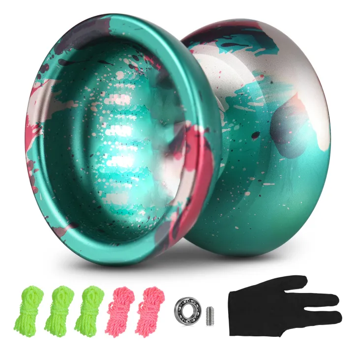 JOLESHARE%20Aluminum%20Yoyo%20Ball%20Christmas%20Professional%20Yoyoball%20Competitive%20Aluminum%20Yoyo%20Ball%20Yoyoball%20%20with%20Strings%20and%20Glove%20-%20Image%205