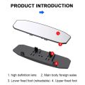 Wide Angle Convex Rearview Mirror Anti-Glare HD Glass Large Vision Car Interior Monitor for Baby Child Seat View Universal Auto. 