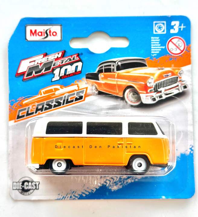 Volkswagen Type 2 Bus 1971 Official Licensed 1:64 Scale Diecast Model Car