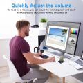 USB Volume Control Knob PC Computer Speaker Audio Volume Controller 2 Modes Multimedia Controller for Windows/Android/Mac IOS. 