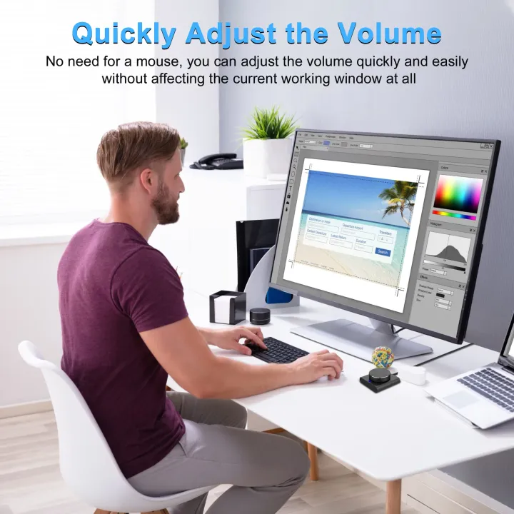 USB%20Volume%20Control%20Knob%20PC%20Computer%20Speaker%20Audio%20Volume%20Controller%202%20Modes%20Multimedia%20Controller%20for%20Windows/Android/Mac%20IOS%20-%20Image%202