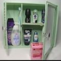 Style front storage box cabinet mirror double door for bathroom accessories cabinet. 