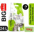 Clean Plus Zero High Quality Cat Litter Apple Flavored (10Kg - 24 Liter). 