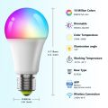 220V 110V WiFi Smart LED Bulb 9W 10W E27/E26 RGB+CCT Indoor Light Alexa  Home Together APP Timing Dimming lightify. 